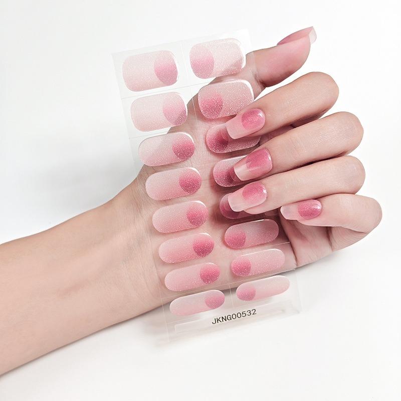 Neue einfarbige Nagelgel-Aufkleber, Nagelaufkleber, Nagelaufkleber, Lichthärtungslampen, Gel-Nagelaufkleber
