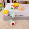 6 Pieces /Set Flower Shape Cat Toy Ball Self Playing Interactive Pet Toy  Physical Exercise