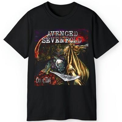 Retro City Of Evil Album Unisex Koszulka S-5XL Unisex Koszulka