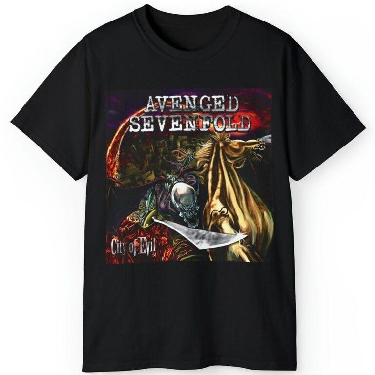 Retro City Of Evil Album Unisex T-Shirt S-5XL Unisex T-Shirt XXL