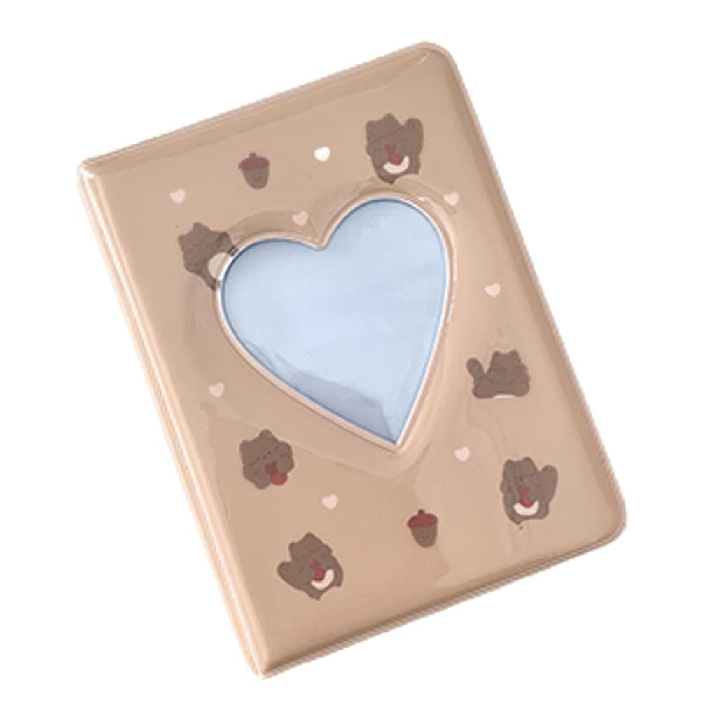3 inch Photo Album Photocard Sleeves 20 Sheets 40 Pockets Lightweight Cards Binder Photocard Holder Book for Anniversary Gifts
