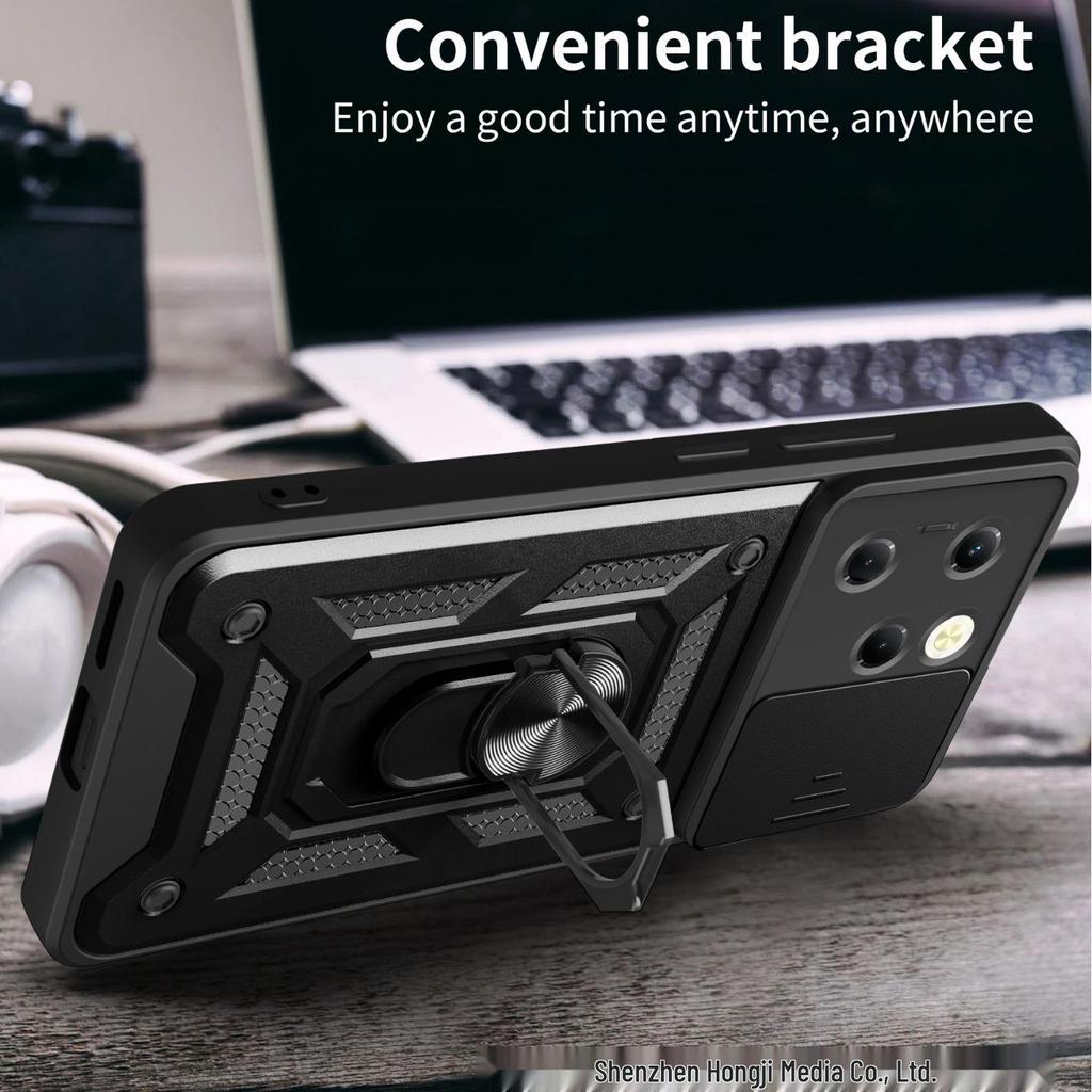 Transsion Tecno Pova 7/Camon 40 Leather Window Phone Case, Ultra Smooth & Drop-Proof