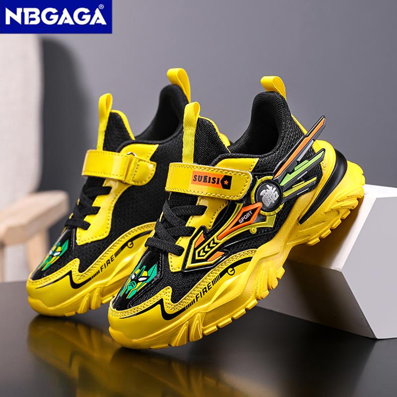 Breathable Mesh Kids Running Shoes Lightweight Boys Sports Sneakers for Tennis Comfortable Outdoor Children's Walking Shoes