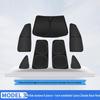 Lightproof Side Window Sunshade & Privacy Curtain for Tesla Model 3/Y - Heat Insulation & Sun Protection