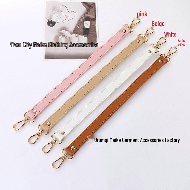 Compact Handbag Accessories: Dual-Sided Short Strap with Hooks, Multi-Colored, 25g