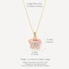 Funny Star Opening Closing Phase Box Jewelry Pendant Necklace For Women'S Pentagram Heart Cute Interesting Design Gift Necklace