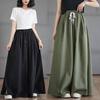 Literary and Artistic Casual Wide-leg Pants Women's Summer Large Size Loose Big-leg Pants Retro Thin Culottes Wide-leg Pants