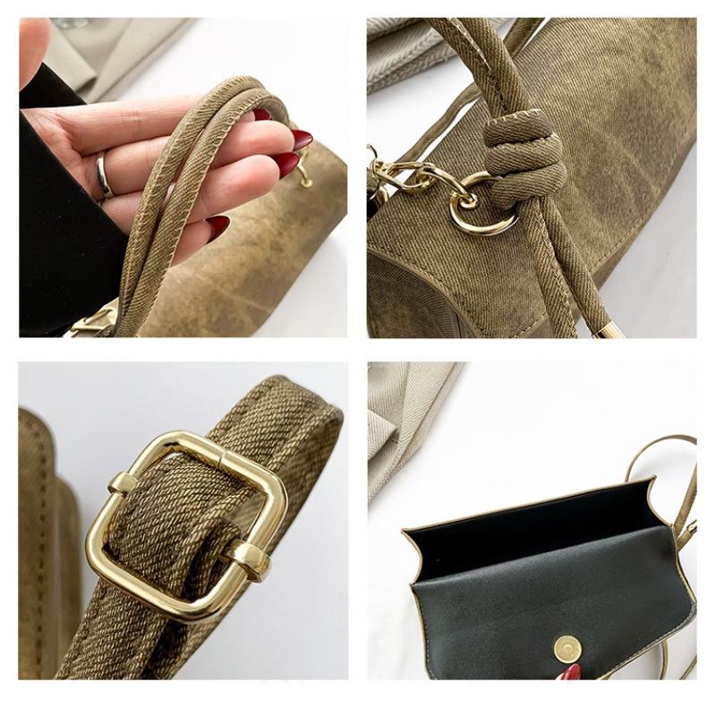1Pc Internet Celebrity Fashion Simple Personality Small Bag Womenspring New Versatile Ins Shoulder Messenger Bag Small Square Bag