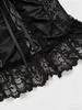 Gothic Satin Lace Bustier Camisole Top