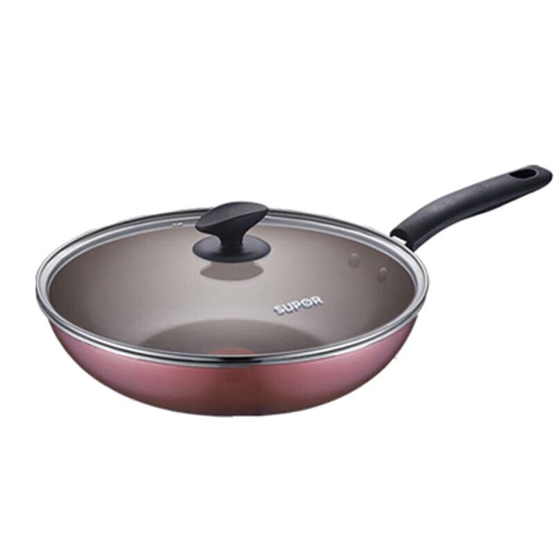 SUPOR Weijia Series Fire Red Dot Non-Stick Cookware Set