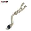 Stainless Steel Motorbike Exhaust Pipe For Yamaha Tmax500 Tmax530 Front Link Pipe Tmax 500 530 Exhaust Header Fit 51mm Muffler