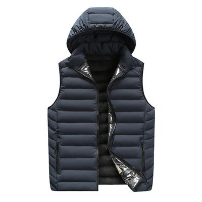 Herbst und Winter Herren Weste Jacke Stehkragen Weste ärmellos verdickte Baumwolle lässig warme Herren Weste Trend