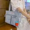 Fashionable Lightweight Mom and Baby Tote Bag with Multi-Compartment Design