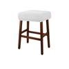 Jacquard Vanity Stool Cover Stretch Rectangle Bar Stool Covers Washable Counter Bar Stool Seat Covers Saddle Seat Cover