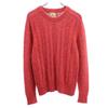 BARACUTA Linen Blend Long Sleeve Cotton Knit L Red Series Sweater Men's Used