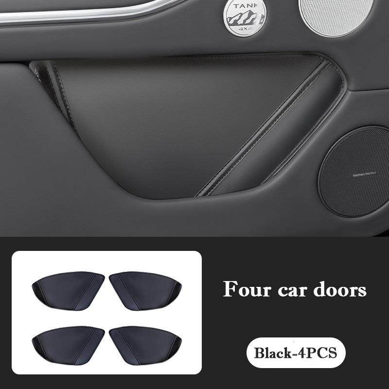 For Tank 700 Hi4-T 2026 2026 Car Door Slot Mats Leather Protective Pad Door Groove Mat Storage Barrel Interior Accessories