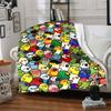 1pc Parrot Party Print Blanket - Lightweight Flannel Throw Blanket For Sofa, Bed, Living Room, Office, Outdoor Travel, Camping, Soft All-Season Throw