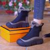 Retro Style Muffin Thick-soled Velvet Warm Snow Boots Women's Winter New Comfortable Soft Casual Short Boots