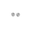 Xintaixi S925 Sterling Silver Brushed Irregular Round Stud Earrings - Women's Niche Design Jewelry, New Korean Style Accessories