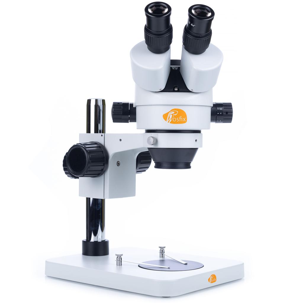 Rosfix Mikroskop Stereoskopowy Trinokularowy Mercury Pro MSMP-T-PS1 – Zakres Zoomu 7x-45x | Oświetlacz 56xLED | Soczewka 0,5x
