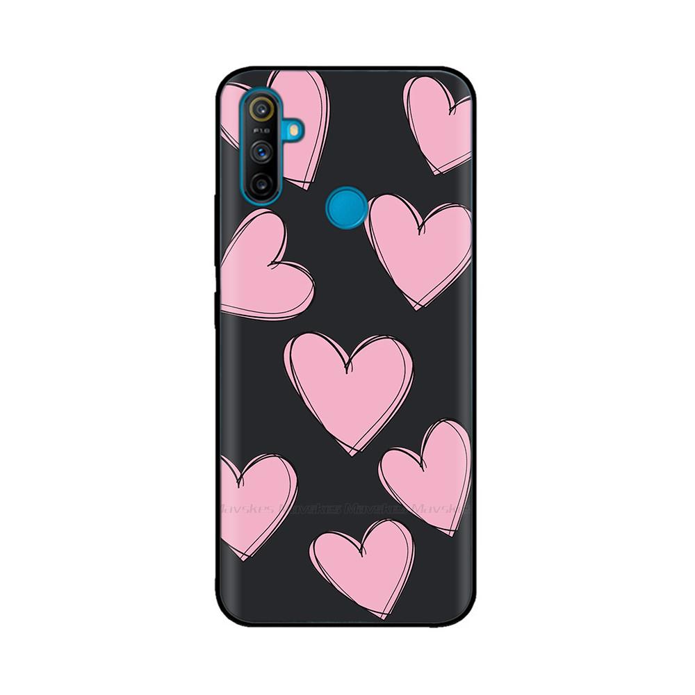 Etui do Realme C3 Miękkie Czarne Silikonowe TPU Wzór Tylna Klapka Do OPPO Realme C3 RMX2020 C 3 RealmeC3 Malowane Etui na Telefon Fundas