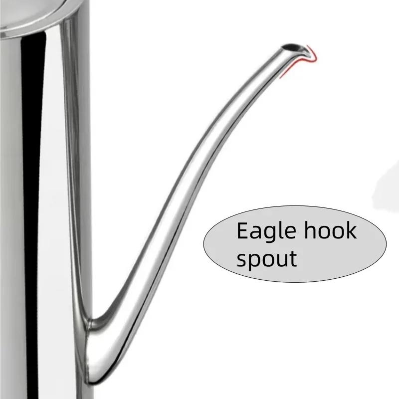 500/700ml Stainless Steel Oilcan Large Capacity Dustproof Olive Oil Seasoning Storage Container Barbecue Tools Kitchen Utensil