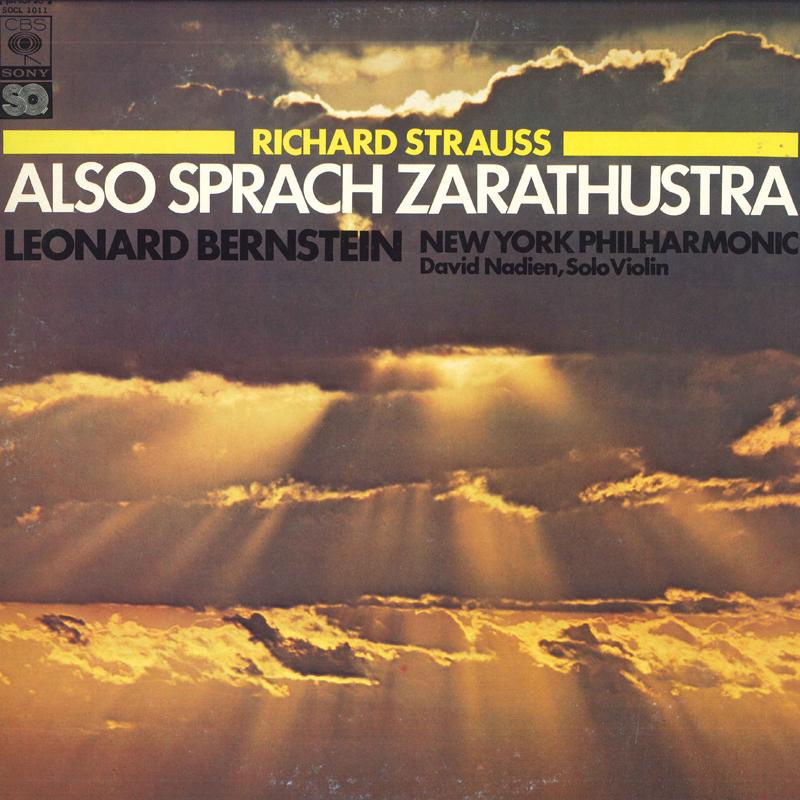 

LP Record LEONARD BERNSTEIN NEW YORK PHILHAR Richard Strauss Also Sprach Zarath SOCL1011 CBS SONY Japan Classical Used