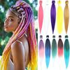 Fluffy EZ Large Three-Color Silk Braid Wig - Low-Temperature, Flame Retardant Styling