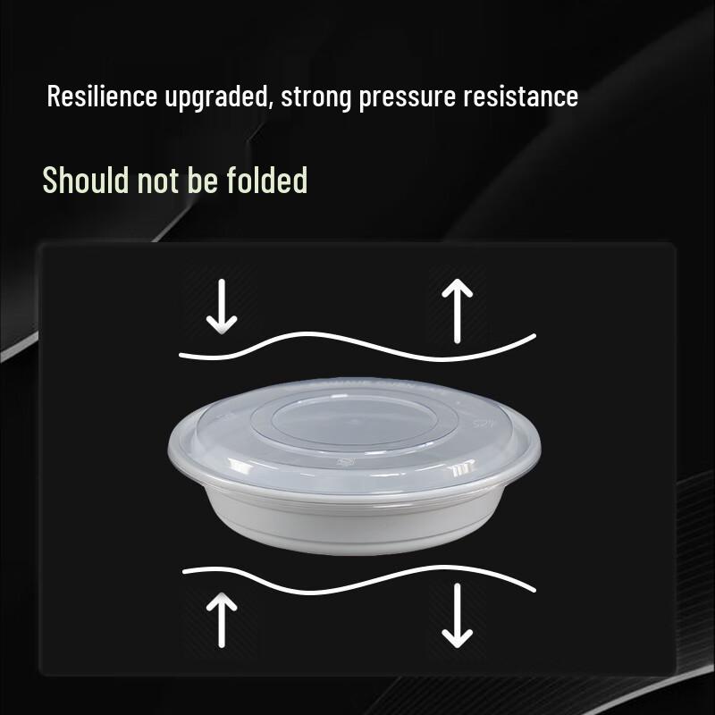 350ml Einweg Runde Take-Away Behälter mit Deckeln