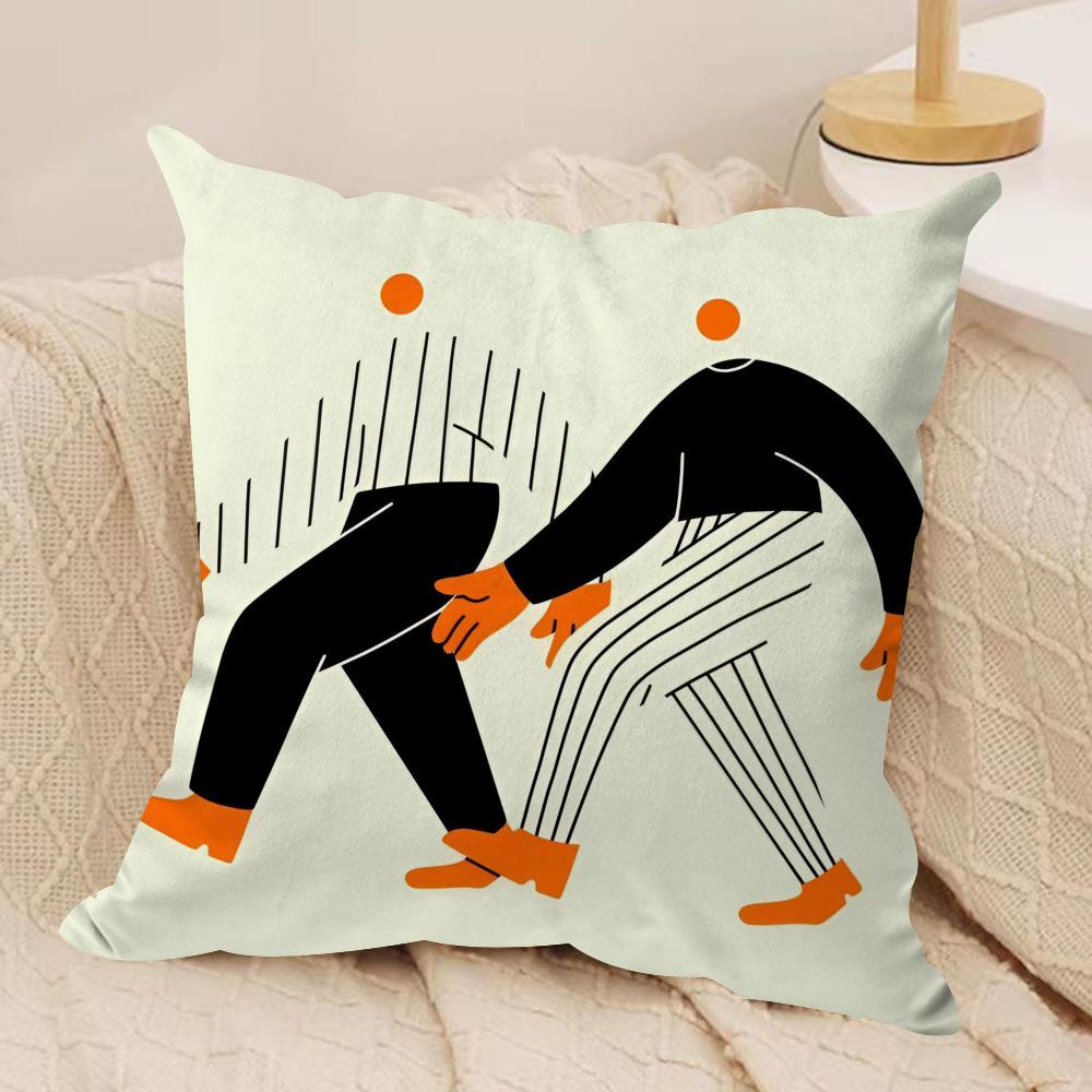 Luxury IIssey MiyaSke Cushion Cover Soft Plush Fabric DoubleSided Printed Sofa Cushion Cover for All Seasons Home Decor Gift