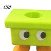 Small Feet Cartoon Stool Ornament 3D Printed Toothbrush Holder, Waterproof Moisture-Proof Cute Stable Non-tip Base Compact Storage Organizer