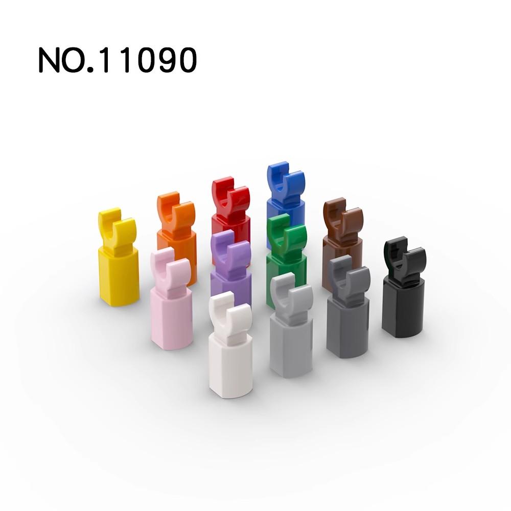 50pcsMOC Parts 11090 44873 Bar Holder with Clip Compatible Bricks DIY Assmble Building Blocks Puzzle Toy Gift Particle Kid