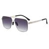 Steel leather no screw fashion unisex sunglasses UV protection casual style, sunscreen sunglasses