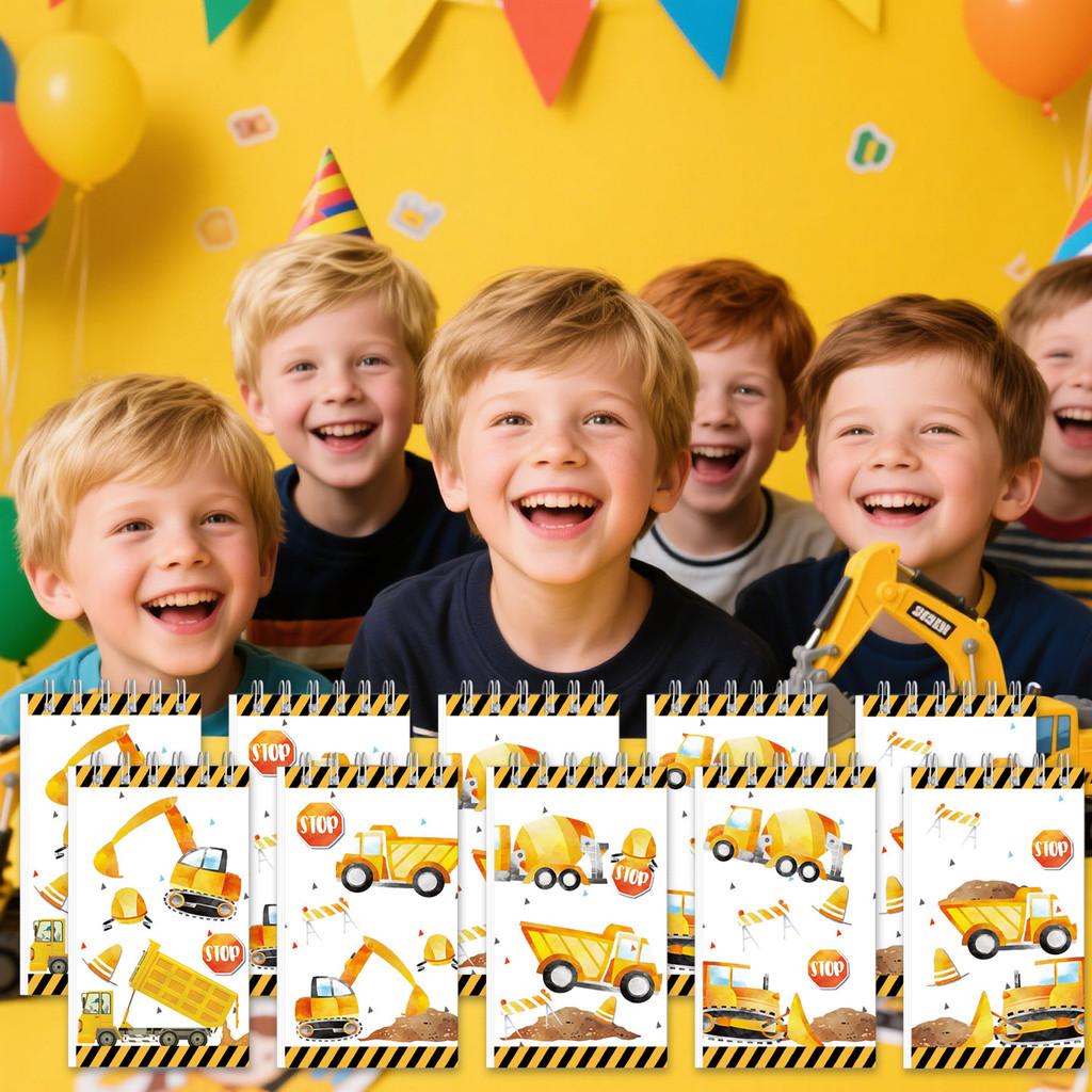 Vehicle Excavator Engineering Notepad For Children School Learning And Gifts