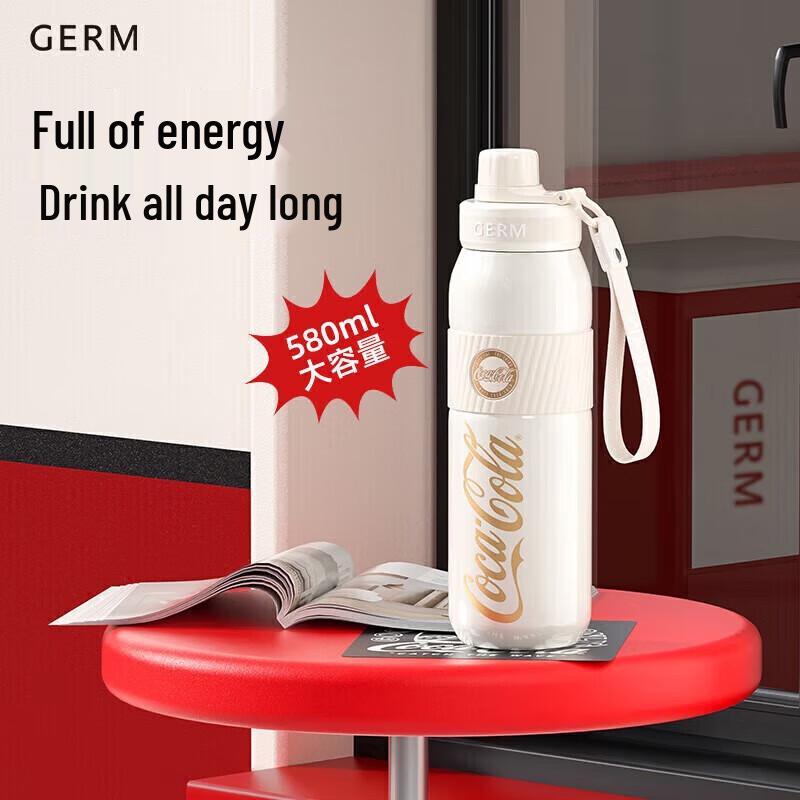 Germ Coca-Cola Collaboration Insulated Sport Water Bottle with Straw
