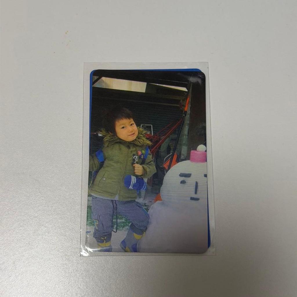 Used SPYDRIVE Hyoma Ikeda childhood trading card