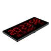 LED Digital Wall Clock Silent Power Off Memory Plug in Large Display Digital Clock with Calendar for Living Room Study