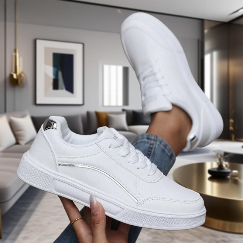 Women's Sneakers Fashion Breathable Flat Shoes Lightweight Soft Sole Walking Vulcanized Shoes Women Casual Training Board Shoes
