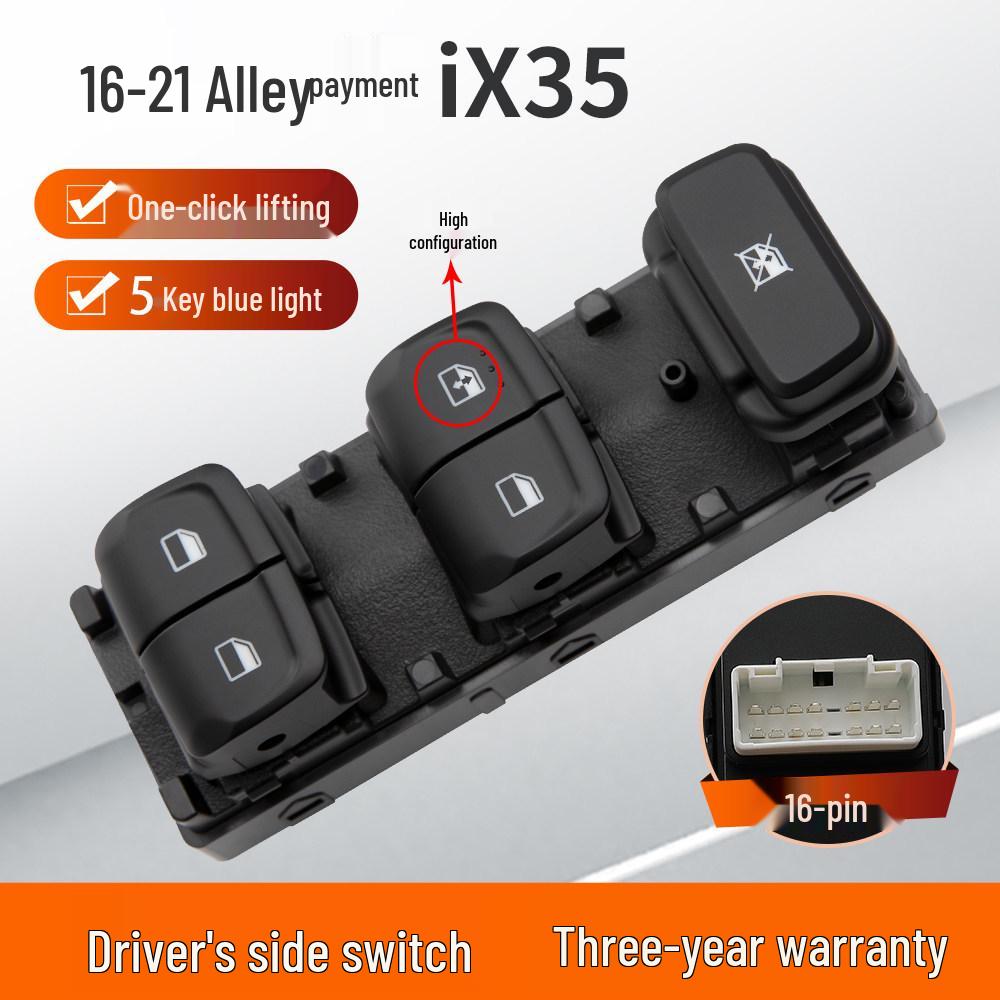 Hyundai ix35 2013 Driver's Front Left Power Window Switch Accessory