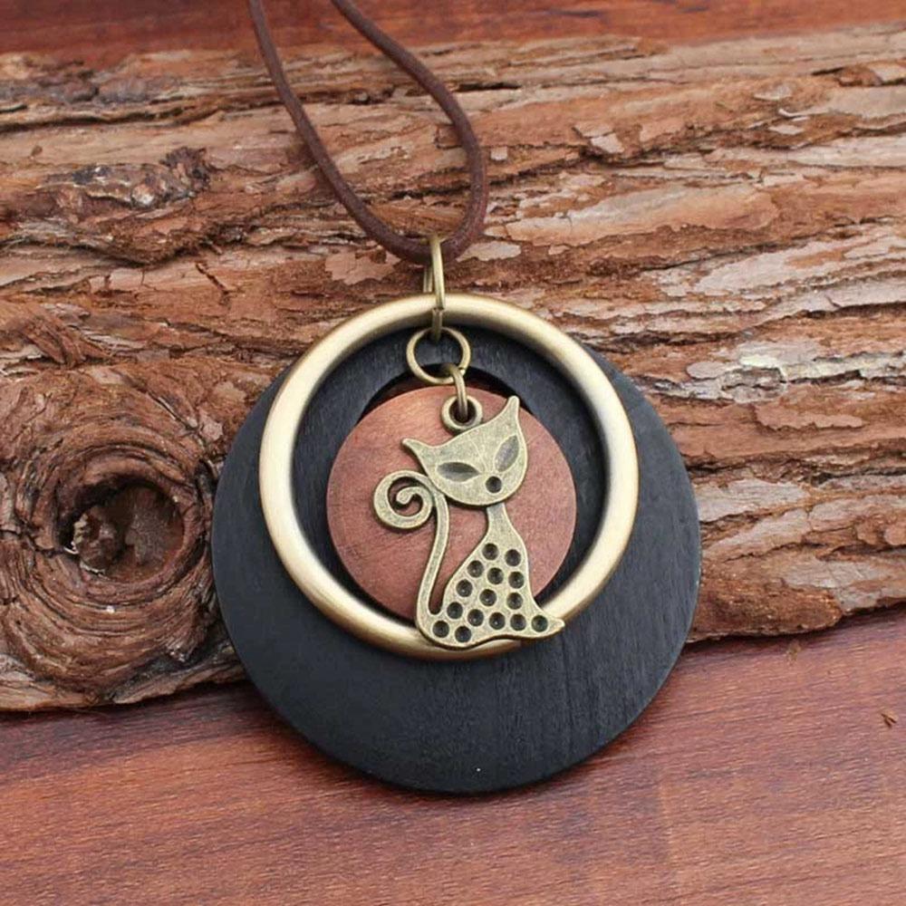 

Leather Chain Sweater Chain Leaves Clothing Pendant Vintage Collar Decoration for Women Men 2