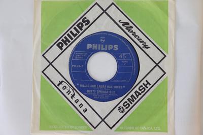 7inch Record DUSTY SPRINGFIELD - Willie And Laura Mae Jones PH2647 Philips 1969 Canada Soul/Funk Used