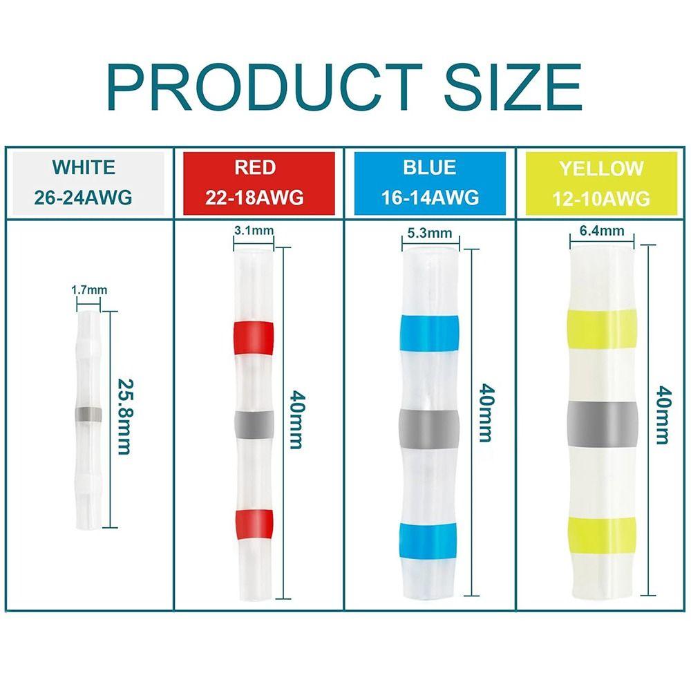 Heat Shrink Terminals Insulating Heat Shrinkable Sleeve Waterproof PE Wiring Terminal Solder Sleeve