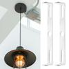4Pcs Heavy-Duty Ceiling Light Mounting Plate Bracket Versatile Lighting Fixture Support for Hanging Wall Lamp Mirror Light