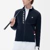 Fila Athletics Logo Print Sports Cotton Jacket Men Jacket Legendary-Blue A11M215906F-NV