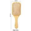 Nan Bamboo Comb Set for Kids: Air Cushion, Wide Tooth, and Pointed Tail Combs - Eco-Friendly and Gentle Massage.