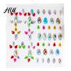 Colorful Adhesive Stickers Rhinestone for DIY Crafts Star Moon Gem Shiny Scrapbooking & Journaling Self-Adhesive Sparkling Gems Card Making Exquisite