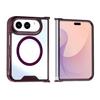Crystal Clear Acrylic Magnetic Phone Case For iPhone Duo, Hard Transparent Magsafe Wireless Charging Cover