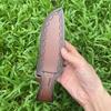 23,5X4,5CM Suporte de faca de lâmina fixa Bainha de couro de vaca Capa universal para faca Acessórios para faca de caça Coldres de acampamento