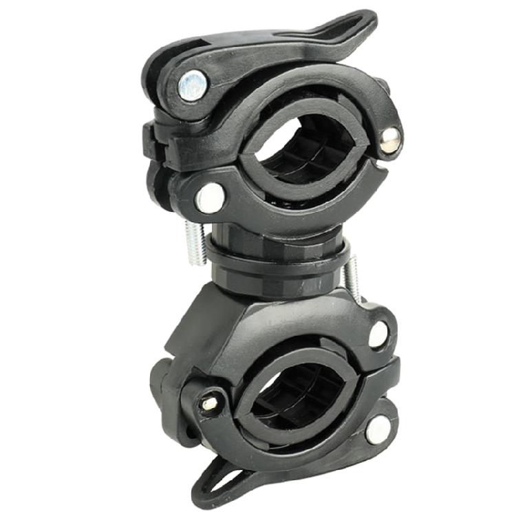 Flashlight Mount Holder,Universal Bicycle Led Light Mounting Holder Torch-Clamp чёрный