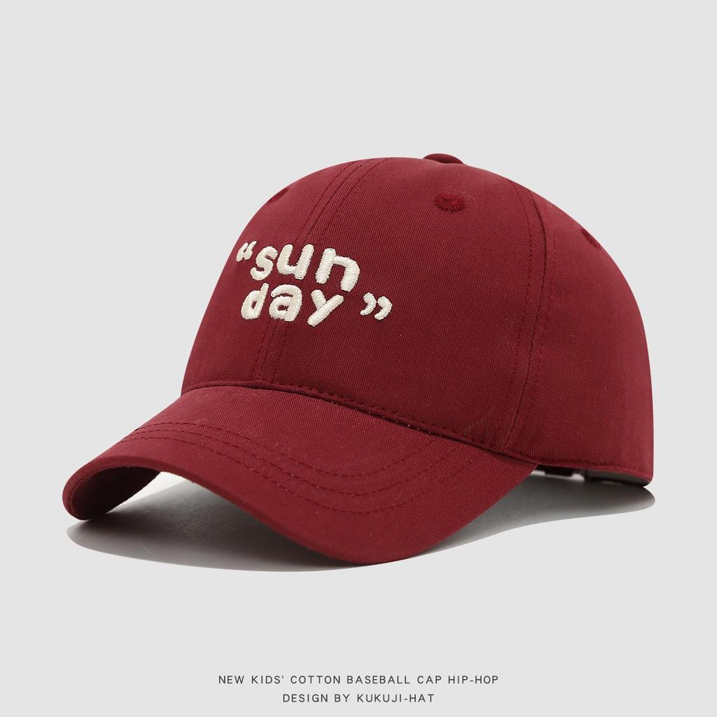 2026 Trendy Unisex Duckbill Baseball Cap: Embroidered Letters, Sun Protection, Face-Slimming Design for Spring & Summer